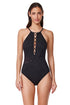 Profile by Gottex Skyfall Textured High Neck One Piece
